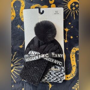 Steve Madden glove and hat bundle NWT